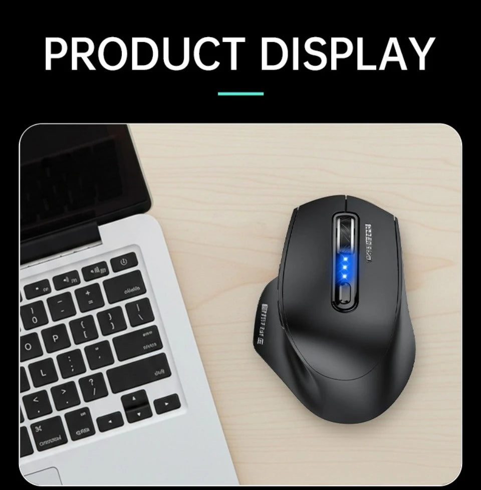 USB Wired Mouse RGB Backlight Silent Ergonomic Adjustable DPI for Desktop Laptop PC Office Gaming Home Daily Working Use