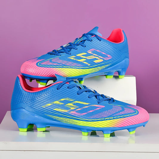 Breathable Football Shoes FG/AG Long Stud All-Season Universal Anti-Slip Outdoor Indoor Sports Shoes