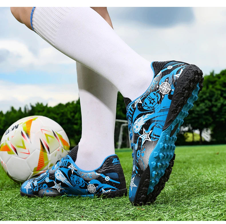 TF/FG chaussures de Football crampons de terrain de Football professionnel pour enfants haute qualité anti-dérapant baskets d'entraînement en plein air chaussures nouveau