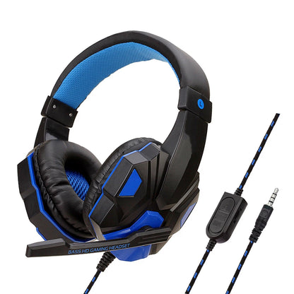 3.5mm Wired Headset Gaming Headset 120° Adjustable Gamer Headset With Noise Cancelling Microphone For PS4 5/Smart Phone/Computer