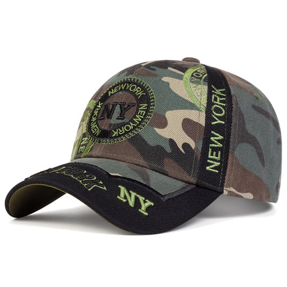 Unisex Letter Embroidery Baseball Caps Spring and Autumn Outdoor Adjustable Casual Hats Sunscreen Hat