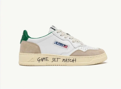 New KWUN AUTRY Men Women Sports Low Top Casual Board Shoes Running Shoes ﻿White Shoes Genuine Leather