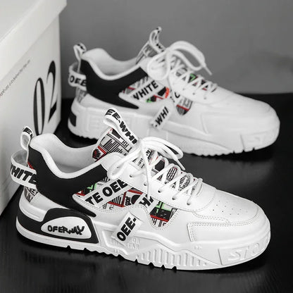 Skateboard Heren schoenen Zomersneakers Leer Casual Mode Outdoor Hardlopen Sport Wandelen Tennis Platform Designer Luxe