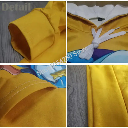 Φούτερ με κουκούλα Fortnite Peely Print New Design για άνδρες, γυναίκες και παιδιά, μακρυμάνικο, μοντέρνο casual streetwear pullover