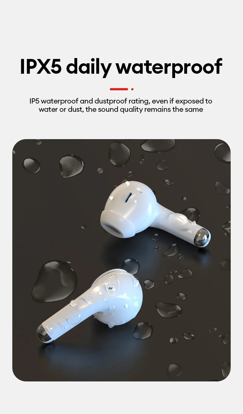 Lenovo LP40 Pro Earburds Wireless Bluetooth HIFI Stereo Sound HD Call Headphones Long Endurance Low Latency Gaming Earphones