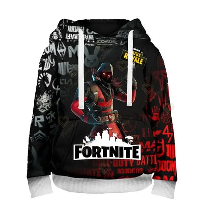 Φούτερ με κουκούλα Fortnite Peely Print New Design για άνδρες, γυναίκες και παιδιά, μακρυμάνικο, μοντέρνο casual streetwear pullover