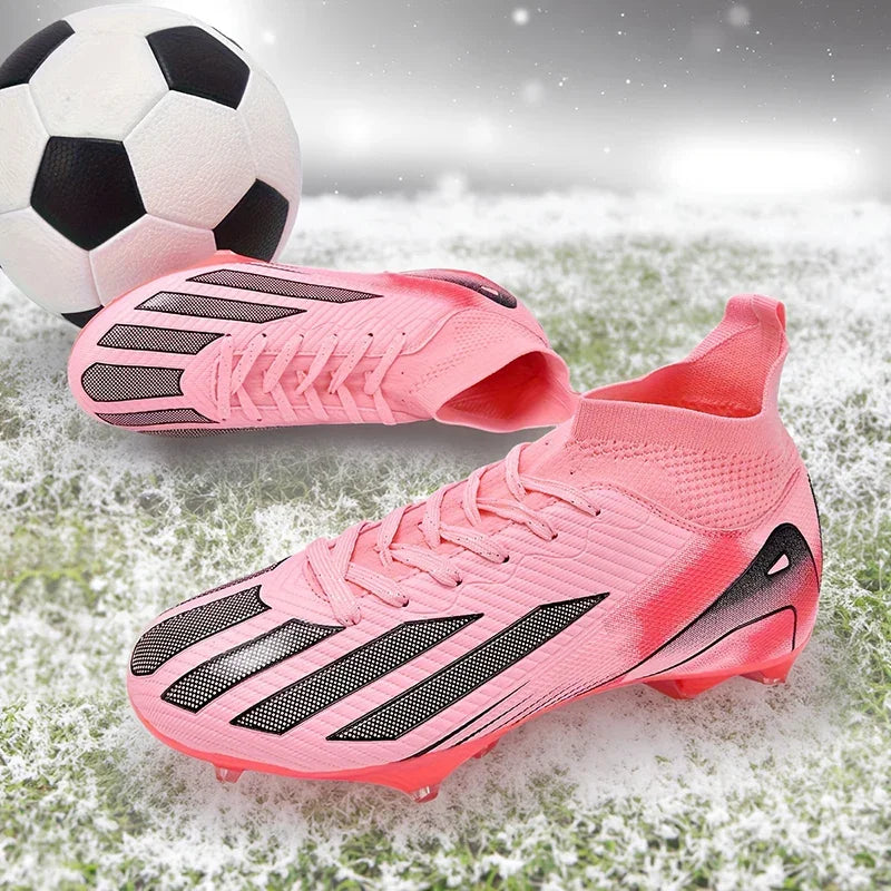 New Men Football Boots Cleats Boys Ultralight Sport Soccer Shoes Adult Professional Non-Slip Comfortable Training Match Grass