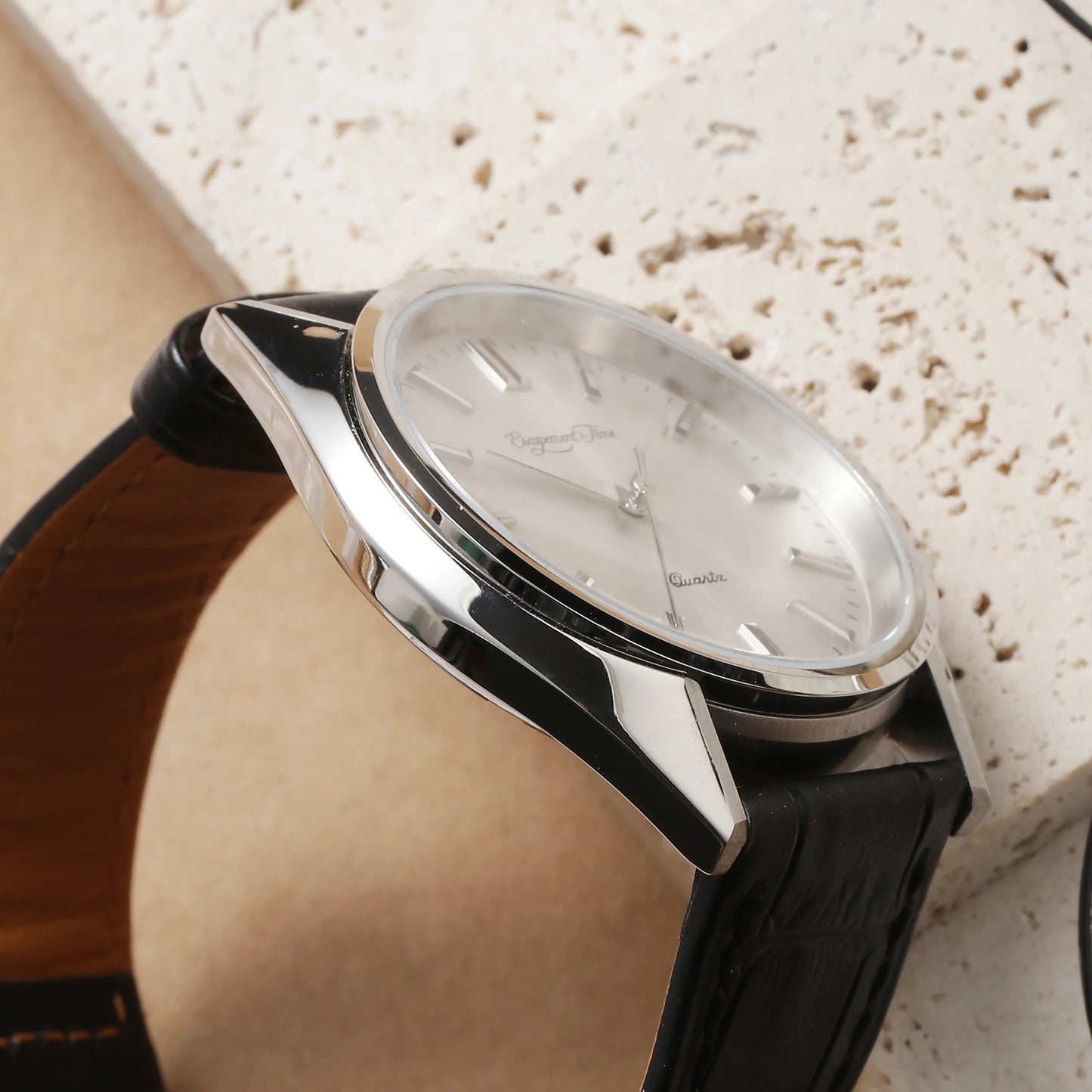 【Escapement time】Quartz Watch 40mm Case VH31  Heat Treatment Hand