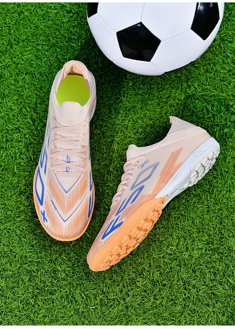Nouvelles chaussures de football pour hommes, antidérapantes, pour futsal en salle, crampons pour terrain gazonné, baskets de haute qualité, modèle haut de gamme, très vendues, pour l'extérieur