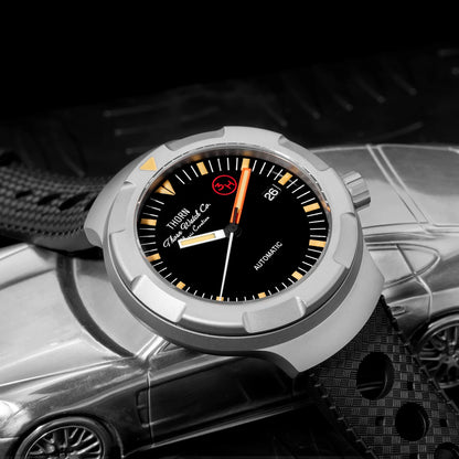 THORN T011 Men Titanium Watch PT5000 Automatic Movement Mechanical Tribute Vintage Watches Sapphire Luminous 10Bar Waterproof