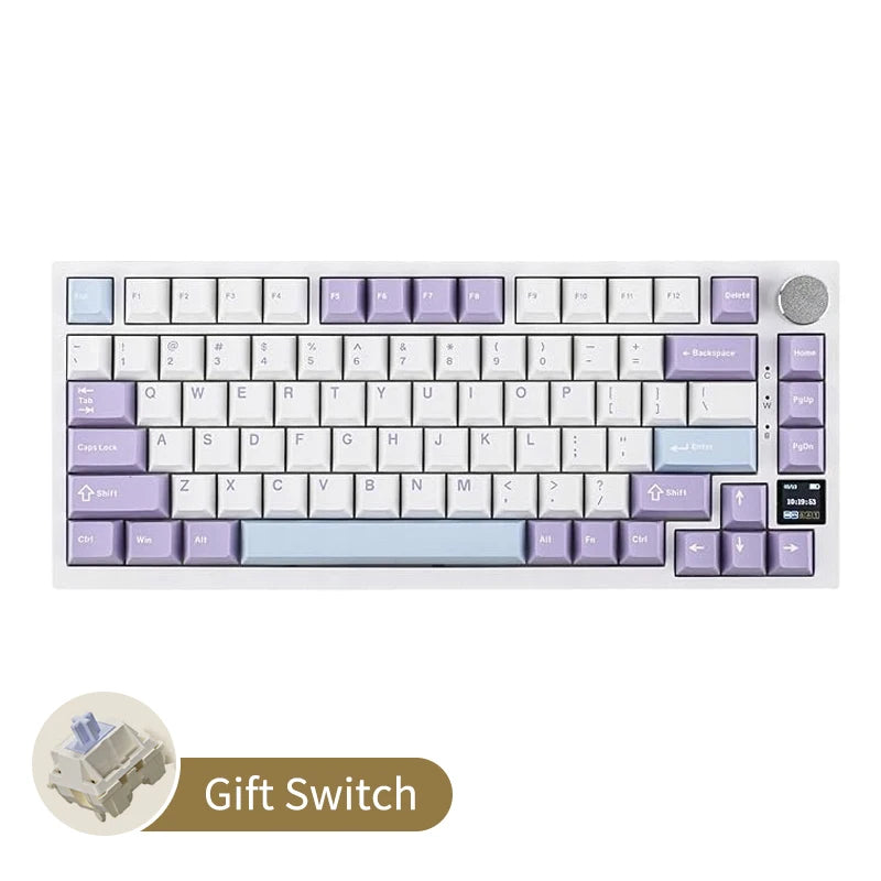 AJAZZ AK820 Rotary Volume Buttons Hot-Swappable Keys For Office AndHome Mechanical Keyboards DIY