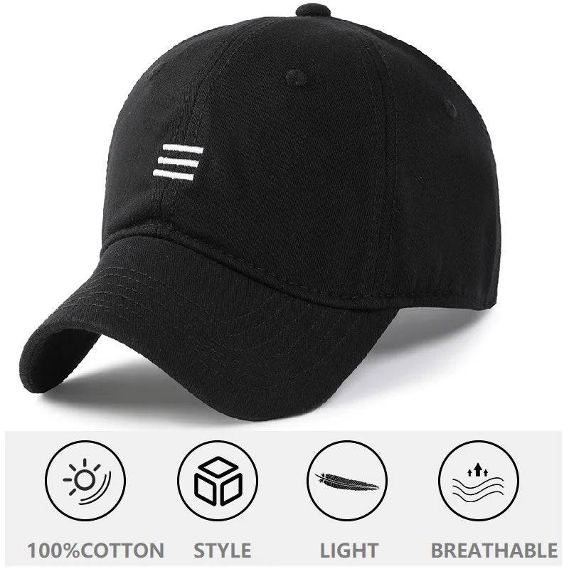 Baseball kapa Big Head Plus Size iz 100 % bombaža, primerna za moške in ženske, nastavljiva kapa »Dad Hat«, velikost 58–60 cm, 61–65 cm