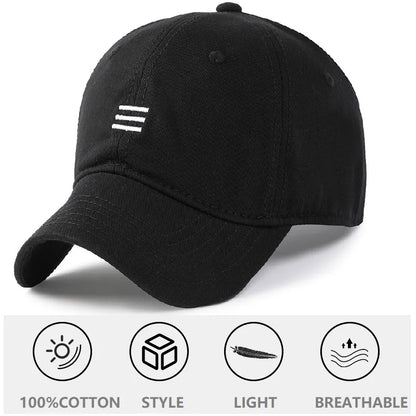 Baseball kapa Big Head Plus Size iz 100 % bombaža, primerna za moške in ženske, nastavljiva kapa »Dad Hat«, velikost 58–60 cm, 61–65 cm