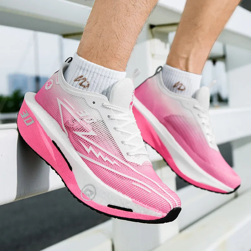 Mens Running Shoes 2025 New High-quality Jogging Shoes Cushioning Rebound Soft Sole Breathable Mesh Training Teenis Shoes Men
