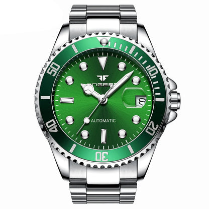 Orologi da polso meccanici BINBOND da uomo, di lusso, luminescenti, impermeabili, automatici, con tourbillon, scheletrati