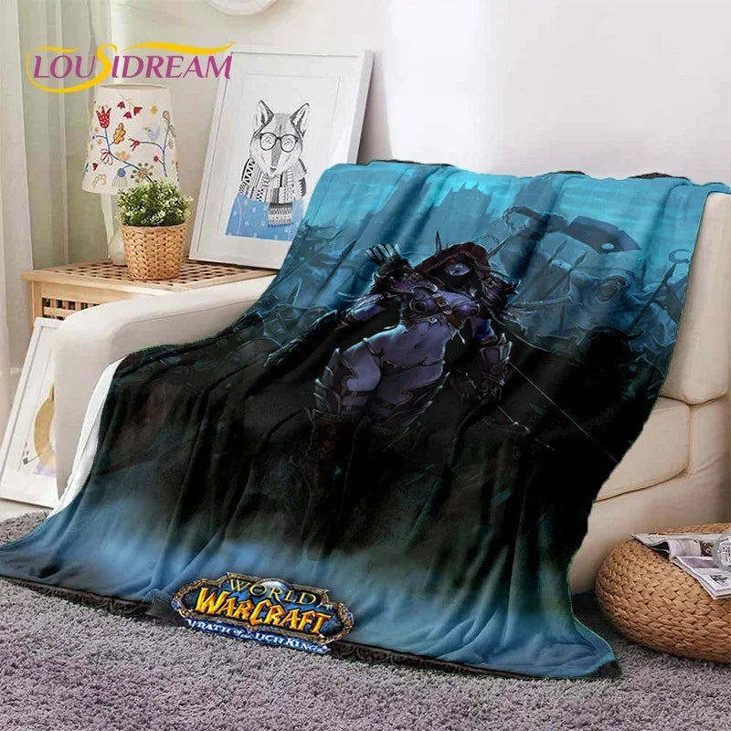 WOW, World of Warcraft Demon Hunter, Lich King igraće 3D mekane deke, prekrivač za piknik, krevete, sofu, dom, spavaću sobu, dječje poklone