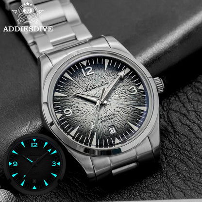 ADDIESDIVE AD2508 Man Diving Watch Luminous 100M Waterproof 316L Stainless Steel 8215 Movement Automatic Mechanical Watch