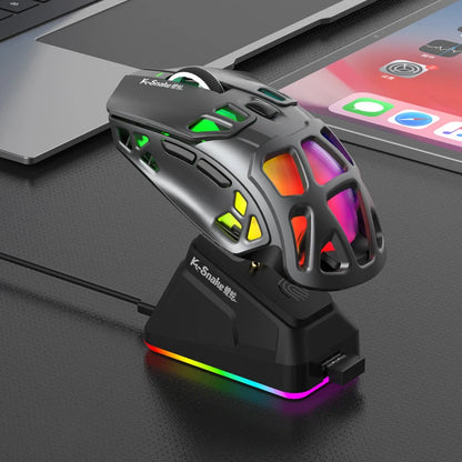 Lenovo X9Pro Tri-Mode Wireless Mouse 2.4G Bluetooth Wired Lightweight Magnetic Charging Dock Desktop Laptop Gaming&Office