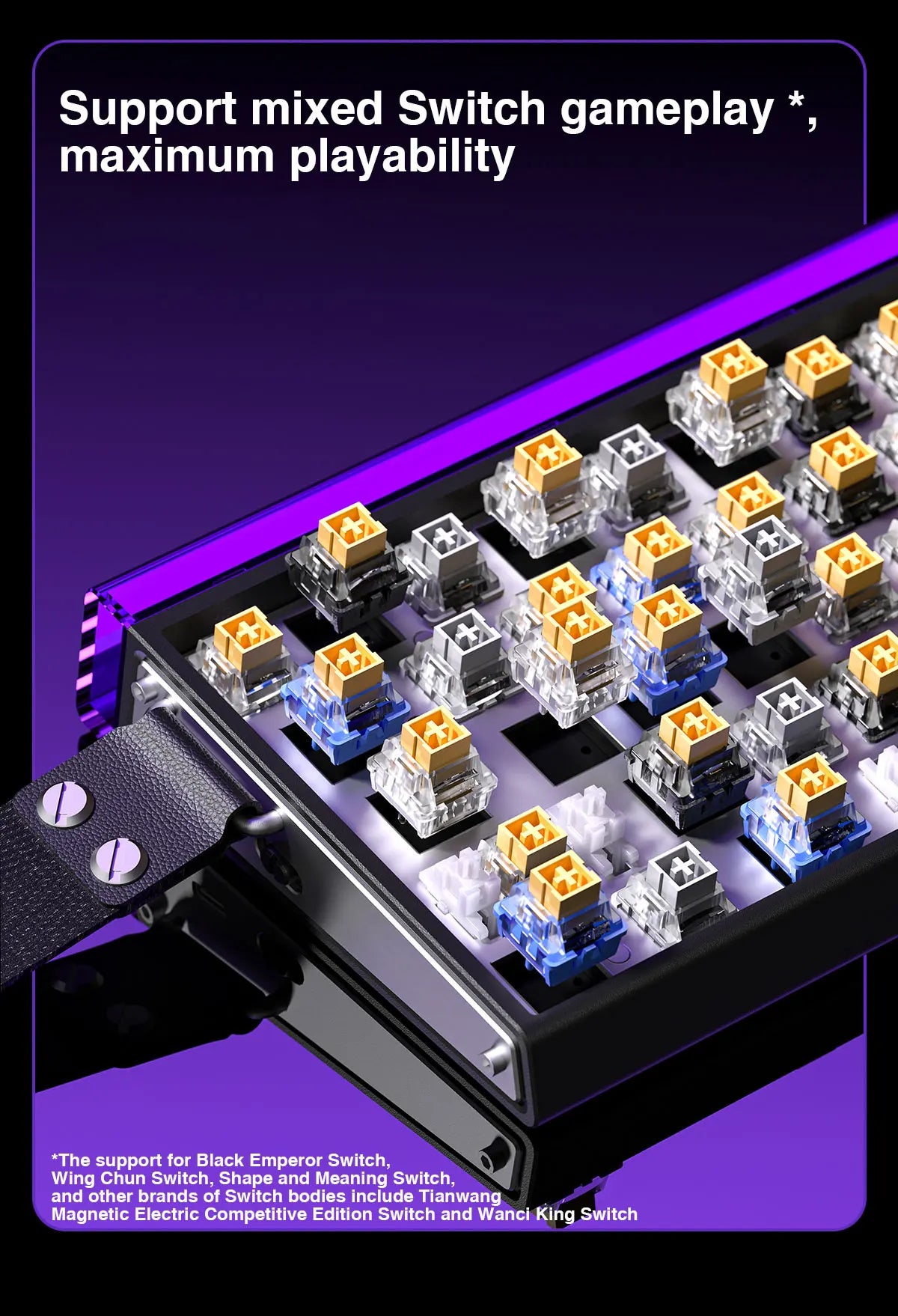 AULA HERO68 HE Magnetic Switch Keyboard Rapid Trigger 8K Polling Rate Esports Gaming Keyboard RGB Wired Mechanical Keyboard