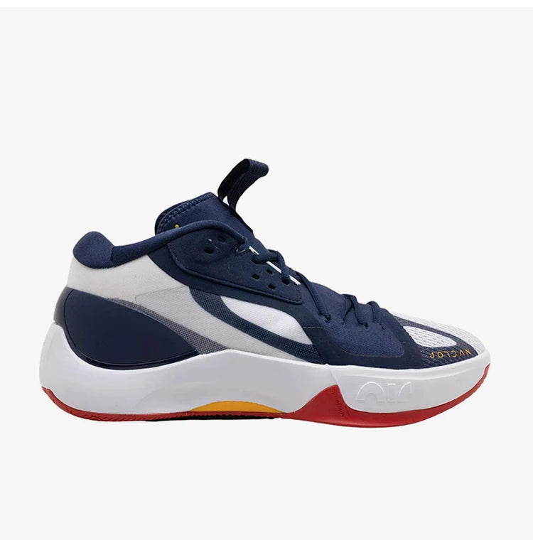 Nike genuine JORDAN men's comfortable shock-absorbing mid top practical basketball shoes DH0248-130