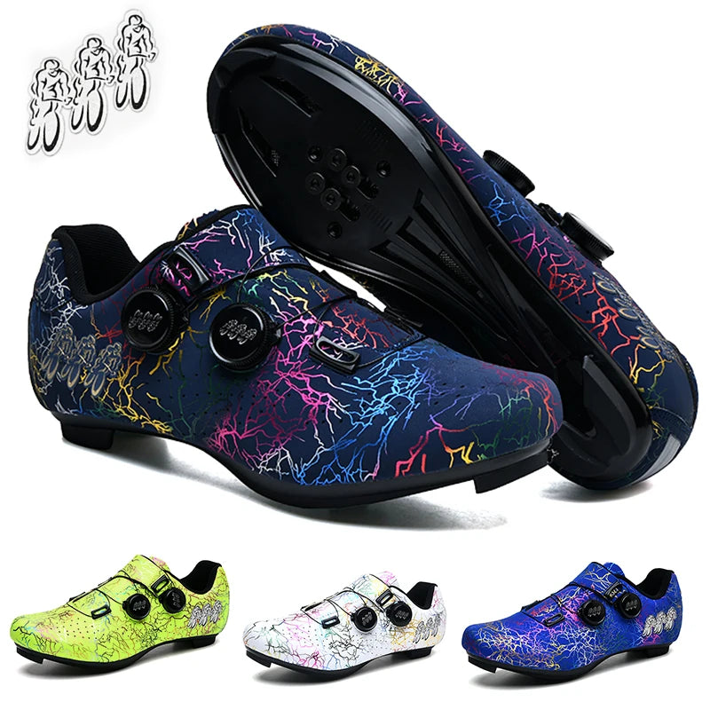 Professionelle Rennradschuhe für Herren und Damen – selbstarretierende Speed-Fahrradschuhe mit SPD-Cleats für Racing und Wettkampf