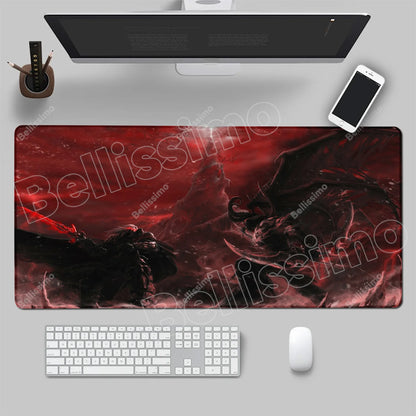 World Of Warcraft 90x40 Μεγάλο Gaming Mouse Pad Επιφάνειας Γραφείου για Παιχνίδια Csgo, Φυσικό Καουτσούκ, Μεγάλο Gamer XXL Mousepad Υπολογιστή