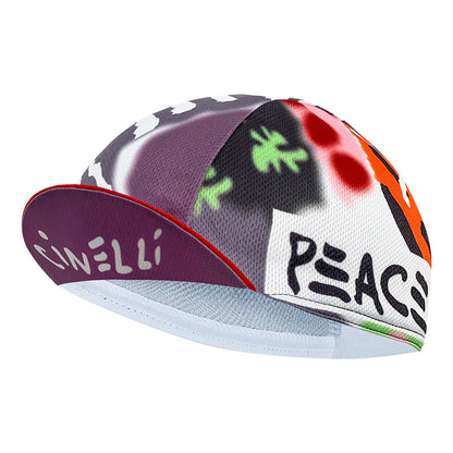 cyklistická čiapka, polyesterová absorpcia potu, módny trend, unisex, graffiti