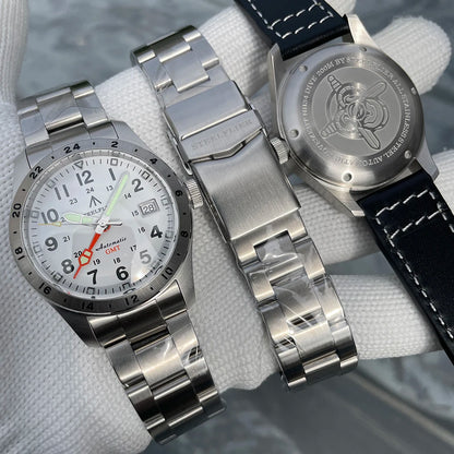 STEELFLIER Official SF792 GMT Mechanical Dive Watches Super Luminous NH34 Movement 20Bar Waterproof Luxury Stainless Steel Watch