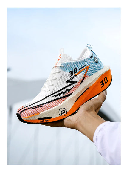 Running Shoes Speciality Carbon Board Marathon Men Sports Breathable Lightweight Women's Comfortable Athletic Nonskid Sneakers