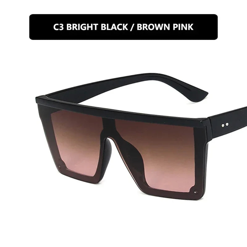 KLASSNUM Retro Black Square Sunglasses Men Outdoor Night Vision Fashion Sun Glasses Classic Male Shades Driving Gafas De Sol
