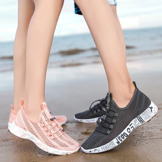 Men Women Aqua Shoes Wading Water Upstream Outdoor Sports Beach Sneakers Canyoning Camping Amphibious River Tracing Creek