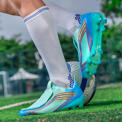 Chaussures de football pour hommes, crampons antidérapants, idéales pour l'entraînement sur gazon et les matchs quotidiens, parfaites pour l'exercice et le football, Chuteira Campo