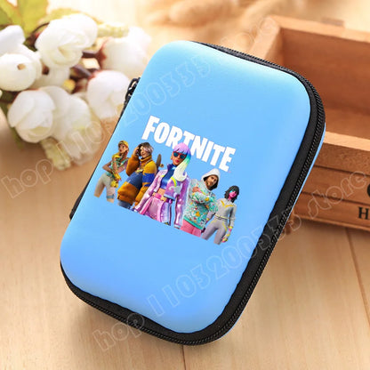 New Fortnite Storage Bag Multi-Function Data Cable Charger Organizer Travel Earphone Protective Pouch Children's Birthday Gift
