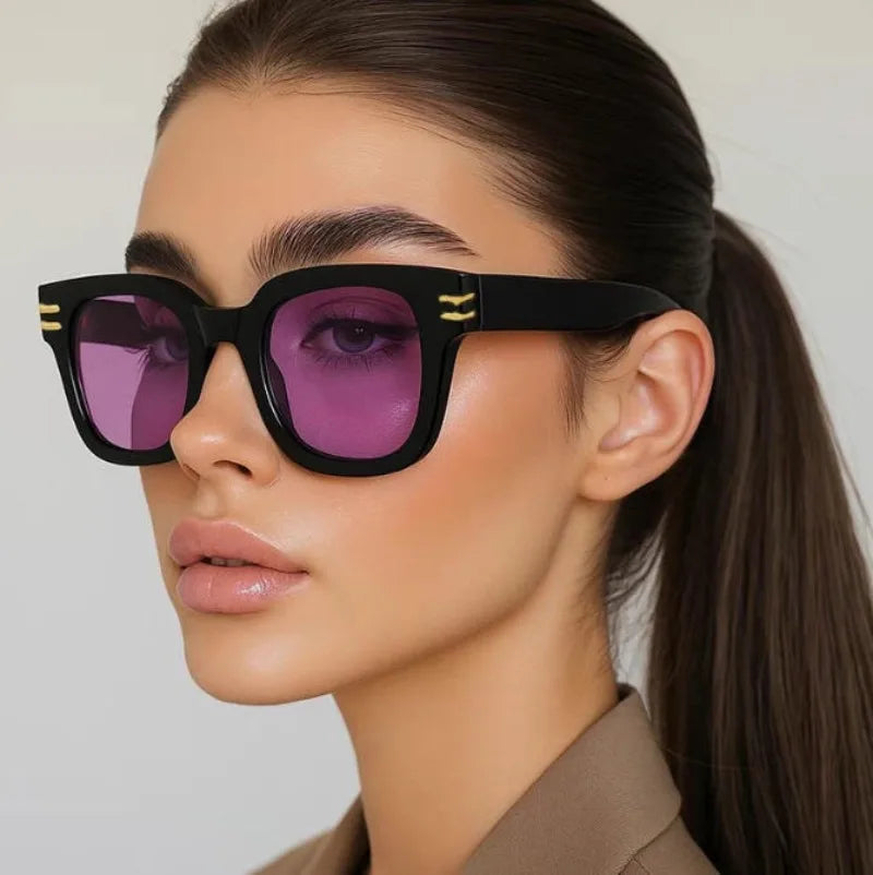 Square Oversized Sunglasses Trendy Premium UV Blocking Driving Sun Glasses for Men Women personality Unisex Eyewear Shades