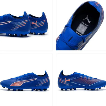 Chaussures de football PUMA pour hommes MG Cleat Soccer TT avec crampons à rainures 108519-01 108519-03, talon renforcé