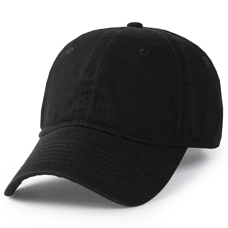 Casquettes de baseball unies, grande taille 63 cm, en coton doux, pour homme ; casquette classique « snapback » ; chapeau de golf pour femme, 59-62 cm