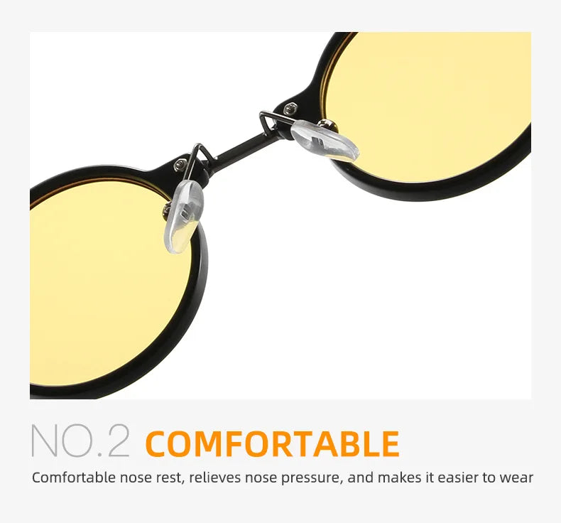Runde Sonnenbrillen für Männer und Frauen, Retro-Steampunk-Sonnenbrillen, Herren- und Damenbrillen, Marken-Designerbrillen, Metallrahmen, Sonnenbrillen, Oculos De Sol