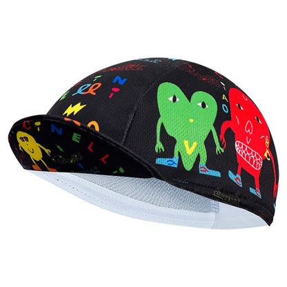 cyklistická čiapka, polyesterová absorpcia potu, módny trend, unisex, graffiti