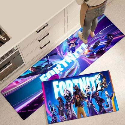 Fußmatte für die Eingangstür im Fortnites-Game-Design, rutschfester Küchenteppich, Teppiche für Wohnzimmer, Balkon und Badezimmer, Fußmatte, Bodenmatten, Teppich