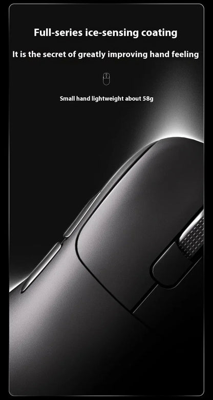 Ajazz AJ179 APEX Wireless Gaming Mouse with Color Screen Base, Bluetooth, PAW3395, 400mAh Battery, 8000Hz Refresh Rate