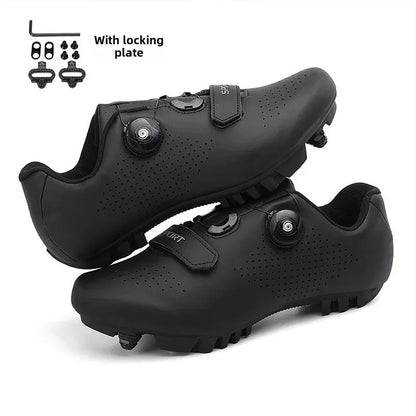 Unisex Road And Mountain Bike Lock Shoes Outdoor Pedal Assisted Bicycle Riding Shoes Cross-Border New Model Sports Entertainment