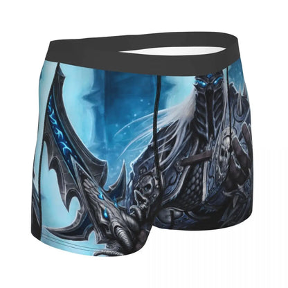 World of Warcraft Arthas-King Underpants Cotton Panties Male Underwear Sexy Shorts Boxer Briefs