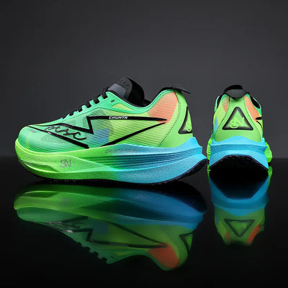 Men's Sports Shoes Carbon Plate Running Shoes Male Marathon Sneakers Racing Shock-absorbing Athletics Training Shoes for Women