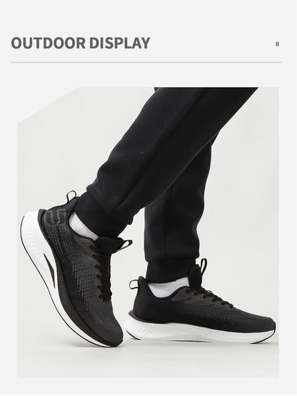 Baasploa Herren-Joggingsportschuhe mit Carbonplatte, professioneller Dämpfung, atmungsaktive rutschfeste Outdoor-Laufsneaker