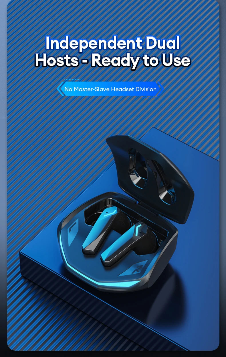 5PCS Original Lenovo GM2 Pro  TWS Wireless Headphones Sliding Cover Gaming Earphone Bluetooth 5.3 Sport Earbuds Music Headsets