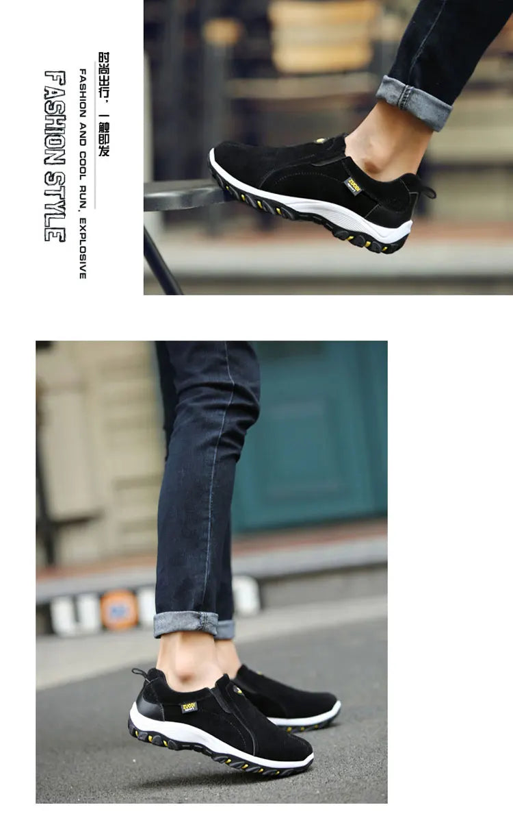 Men's Fashionable Casual Sports Shoes, Outdoor Walking and Hiking Shoes, Loafers, Comfortable Shoes, Lightweight, Plus Size38-50
