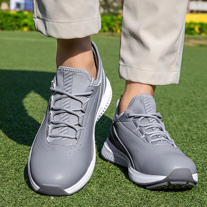 Golf Sports Shoes Men Waterproof high-Quality Leather Golf Competition Sports Shoes Formal Shoes Golf Course Men Training Shoes
