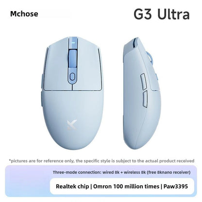 MCHOSE G3 V2 PRO Wireless Mouse Bluetooth Tri Mode Ergonomics Lightweight Laptop Office Gaming Computer Accessories