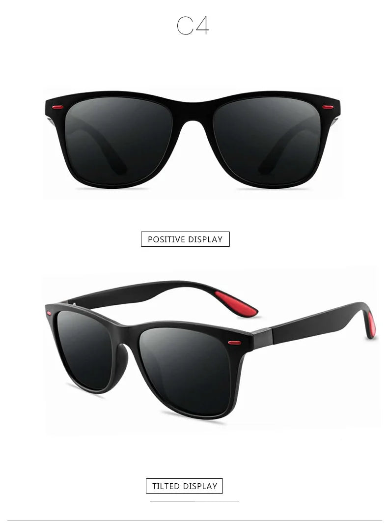 Fashion Classic Polarized Sunglasses Men Women Square Sun Glasses Anti-glare Goggle Travel Fishing Cycling Sunglasses UV400