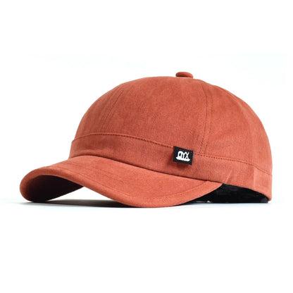 Casquette de baseball vintage à visière courte, en coton, pour homme et femme, casquette « dad hat » souple, ajustable, style « trucker », à profil bas